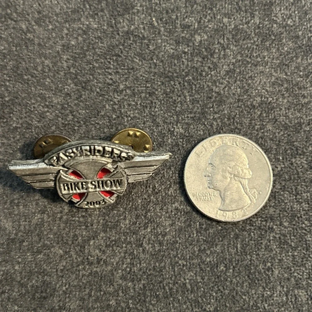 Vintage Easyriders BIKE SHOW TOUR 2003 VEST HAT PIN